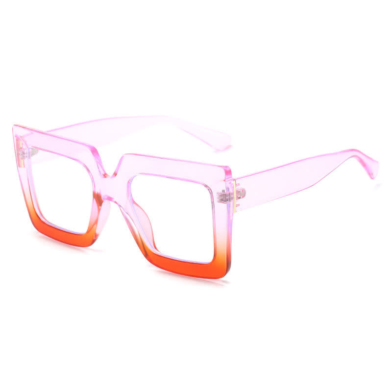 Spykay™ EG26812 Oversized Square Frame Anti-blue Light Glasses