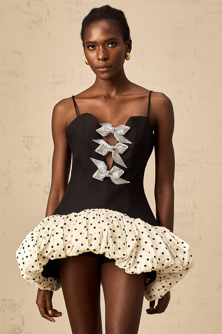 Black Corset - style Dress