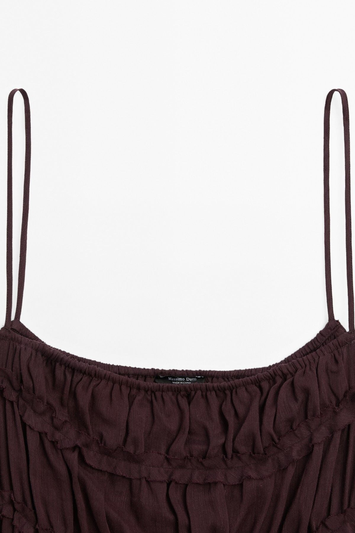 Plum Purple Tiered Ruffle Maxi Dress