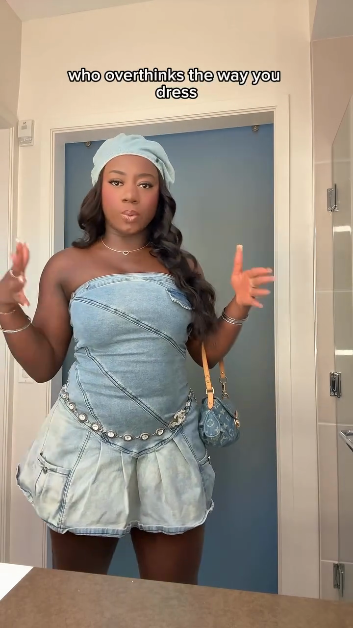 Denim Tube Dress