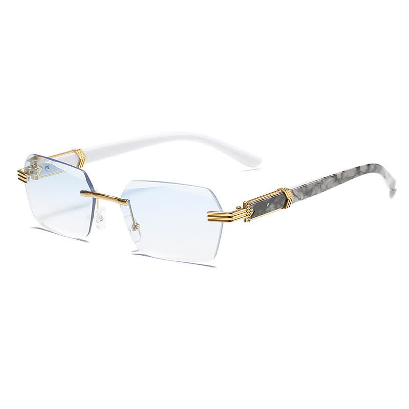 Spykay™ SG60746 Rimless Geometric Frame Tinted Sunglasses
