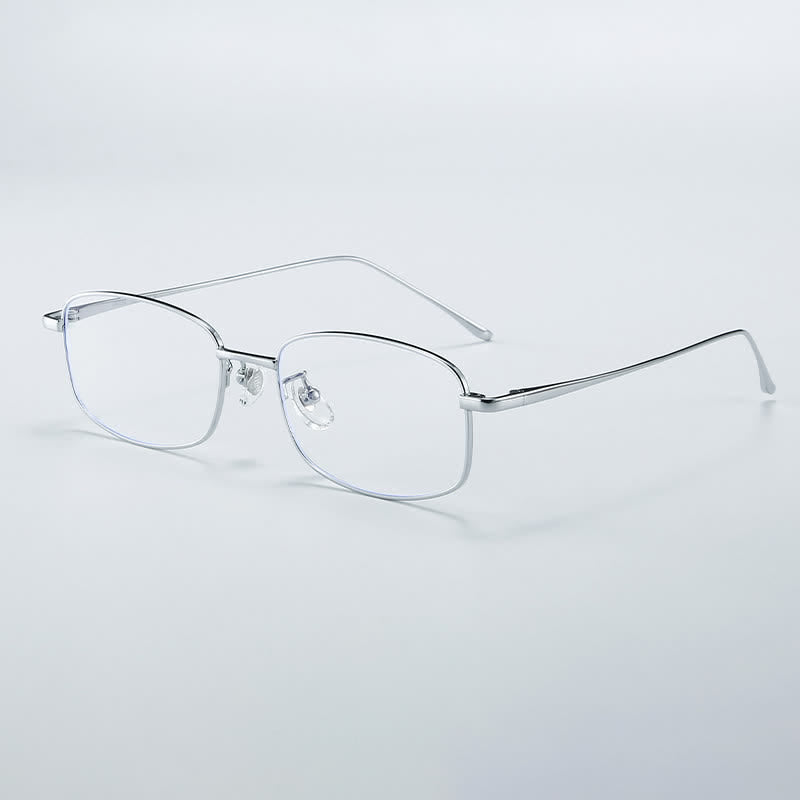 Spykay™ EG26740 Lightweight Rectangle Titanium Frame Anti-blue Light Classic Glasses