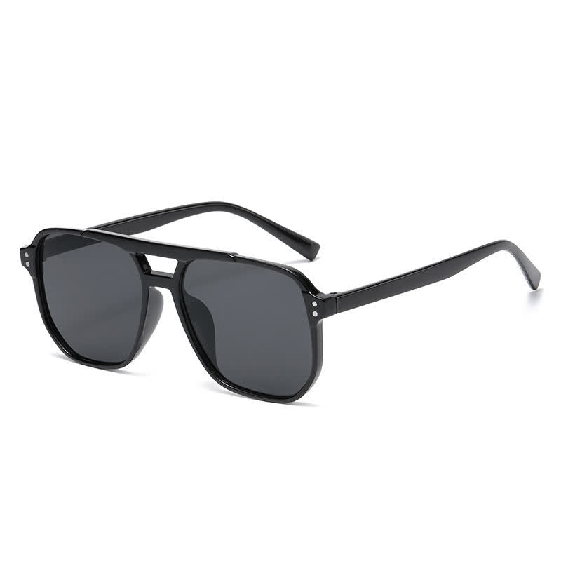 Spykay™ SG60735 Vintage Double Bridges Tinted Aviator Sunglasses