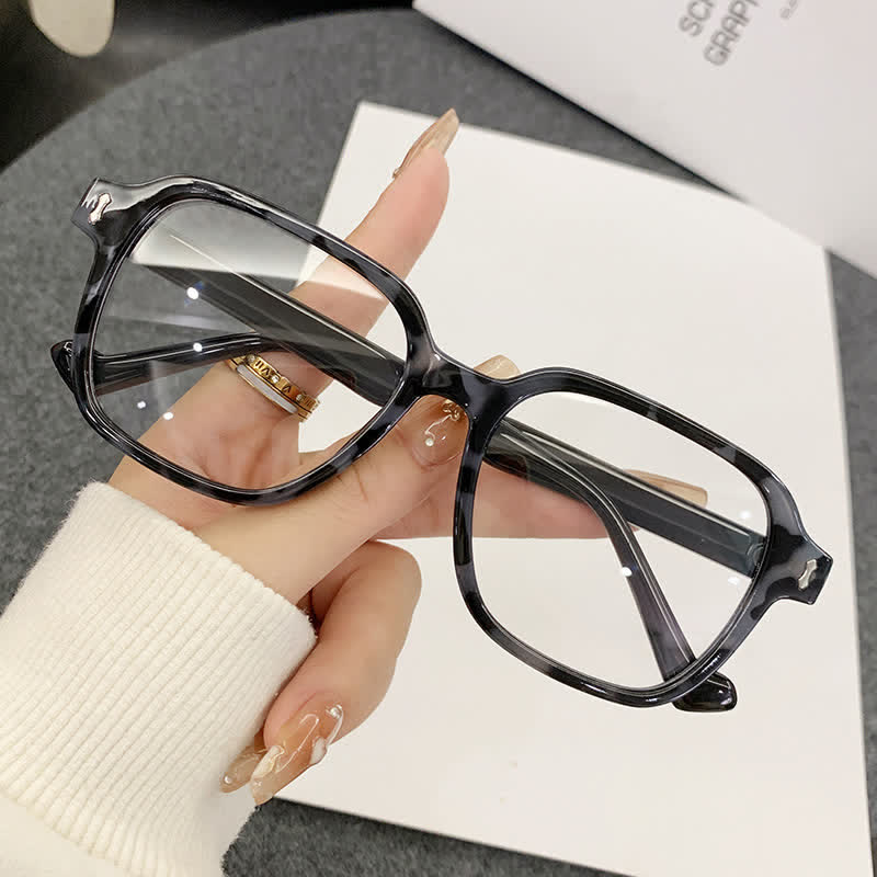 Spykay™ EG26786 Arrow Decor Square Frame Simple Anti-blue Light Glasses
