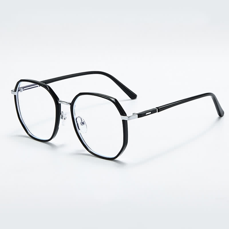 Spykay™ EG26793 Classic Geometric Large Frame Anti-blue Light Glasses