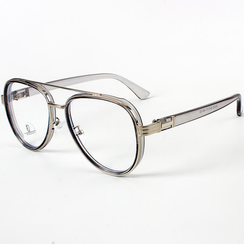 Spykay™ EG26816 Fashion Double Bridges Anti-blue Light Oversized Aviator Glasses