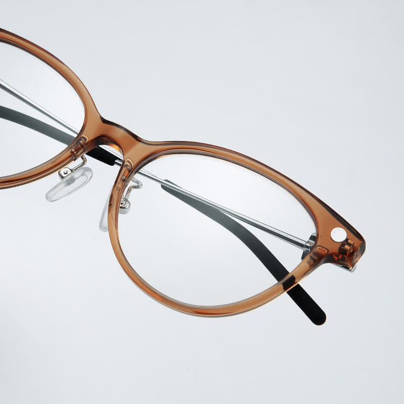 Spykay™ EG26729 Butterfly Titanium Frame Flower Temples Anti-blue Light Glasses