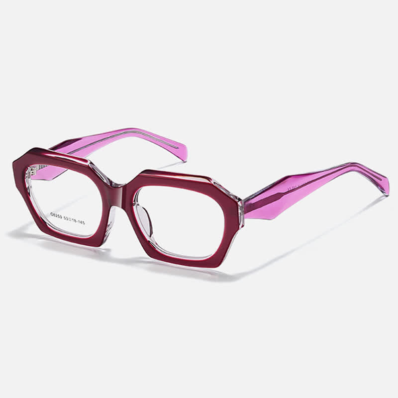 Spykay™ EG26799 Trendy Geometric Frame Anti-blue Light Glasses