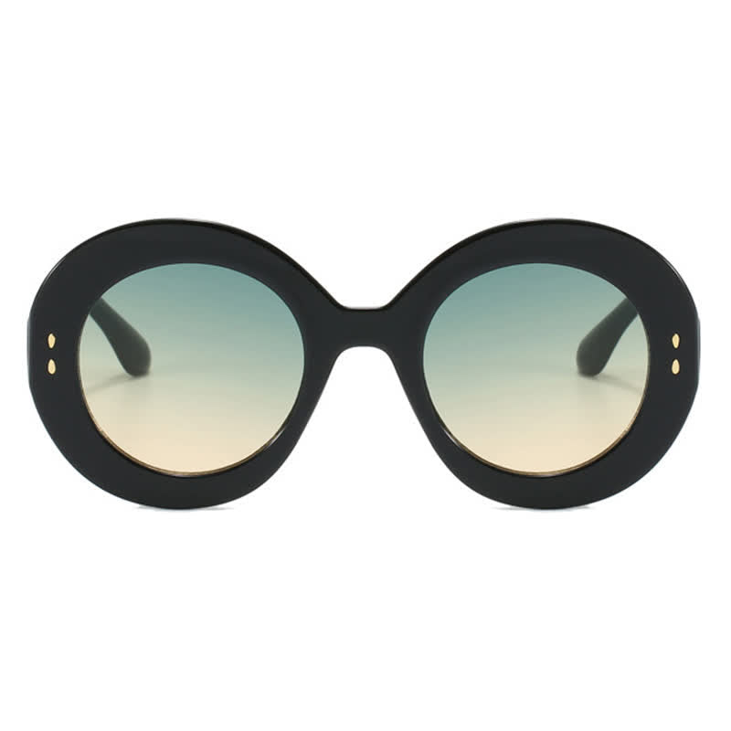 Spykay™ SG60923 Simple Oversized Round Frame Trendy Sunglasses