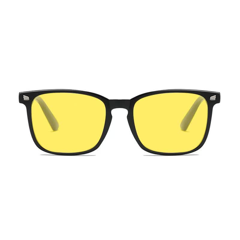 Spykay™ EG60824 Anti-blue Light Square Frame Glasses with Night Vision Lenses For Driving&Gaming&Daily