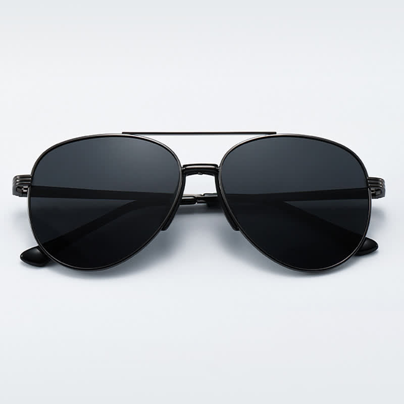 Spykay™ SG60935 Double Bridges Hipster Polarized Photochromic Aviator Sunglasses