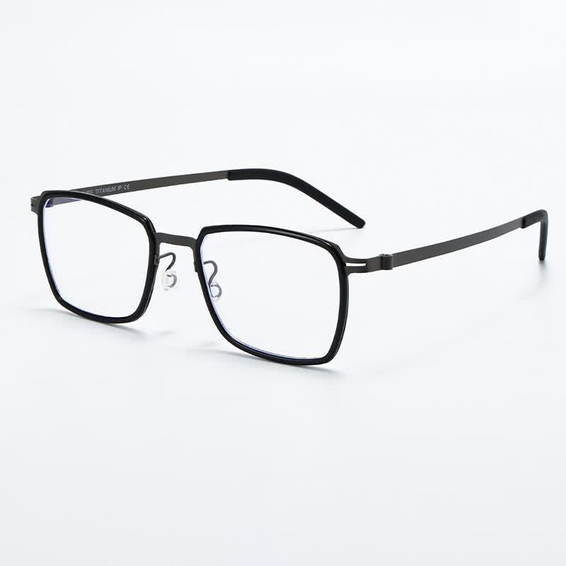 Spykay™ EG26820 Lightweight Titanium Square Frame Anti-blue Light Glasses