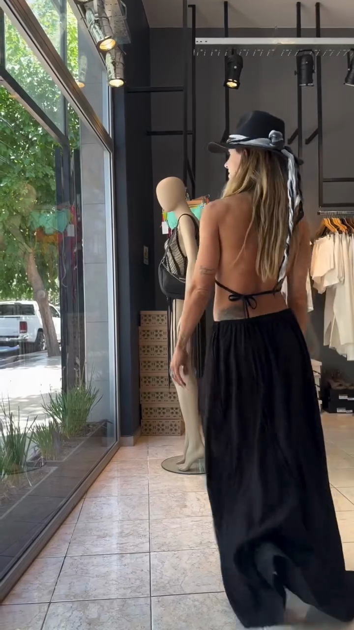 Halter Cut - out Maxi Dress