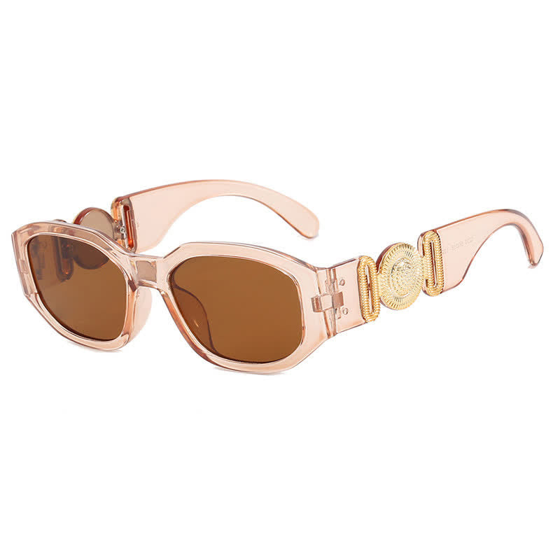 Spykay™ SG60708 Geometric Frames Thickened Temples Sunglasses