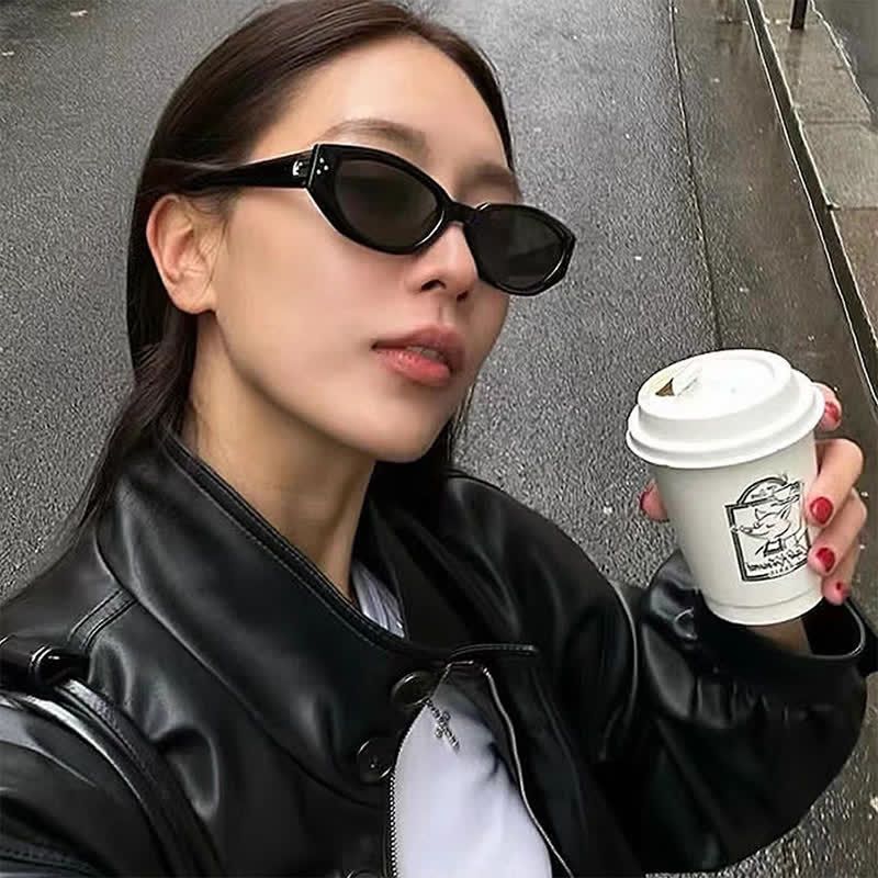 Spykay™ SG60782 'U' Design Cat-Eye Fashion Sunglasses with Nylon Lenses