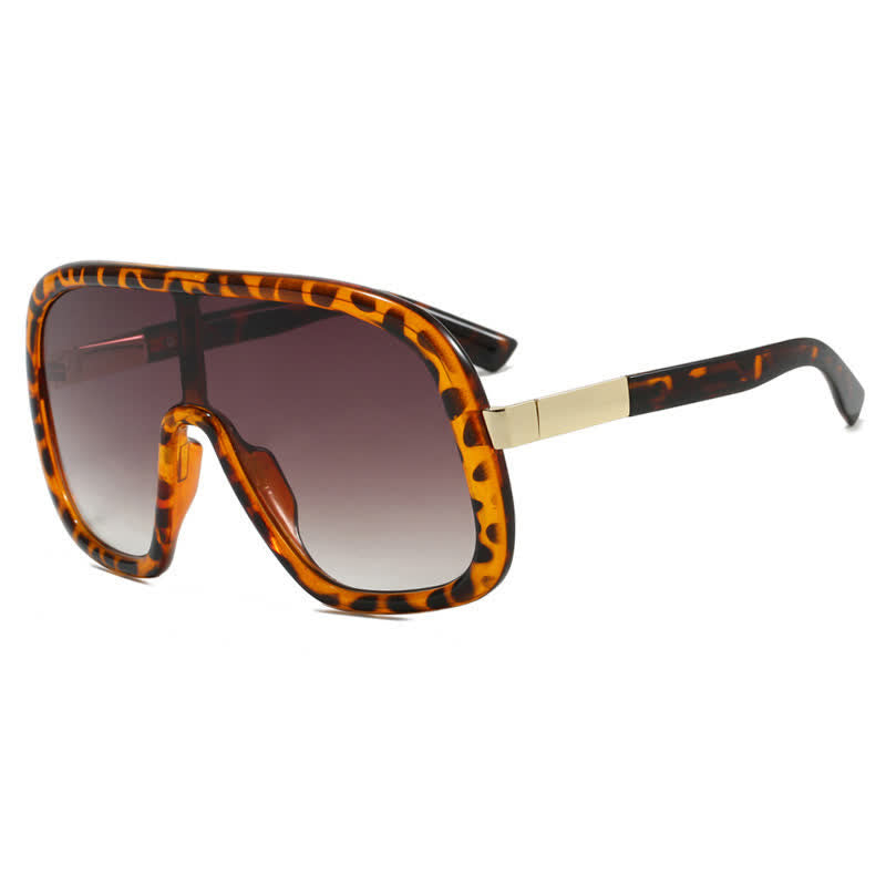 Spykay™ SG60952 Flat Top Double Bridges Oversized Trendy Aviator Sunglasses