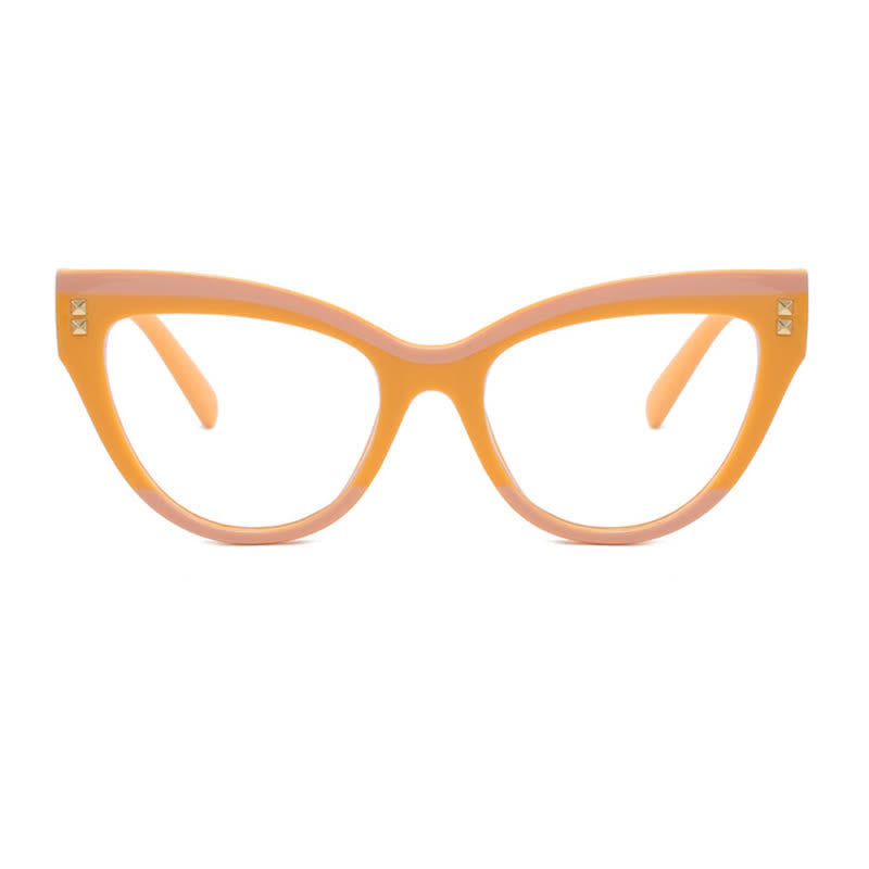 Spykay™ EG26691 Cat-Eye Colorblock Anti-blue Light Glasses