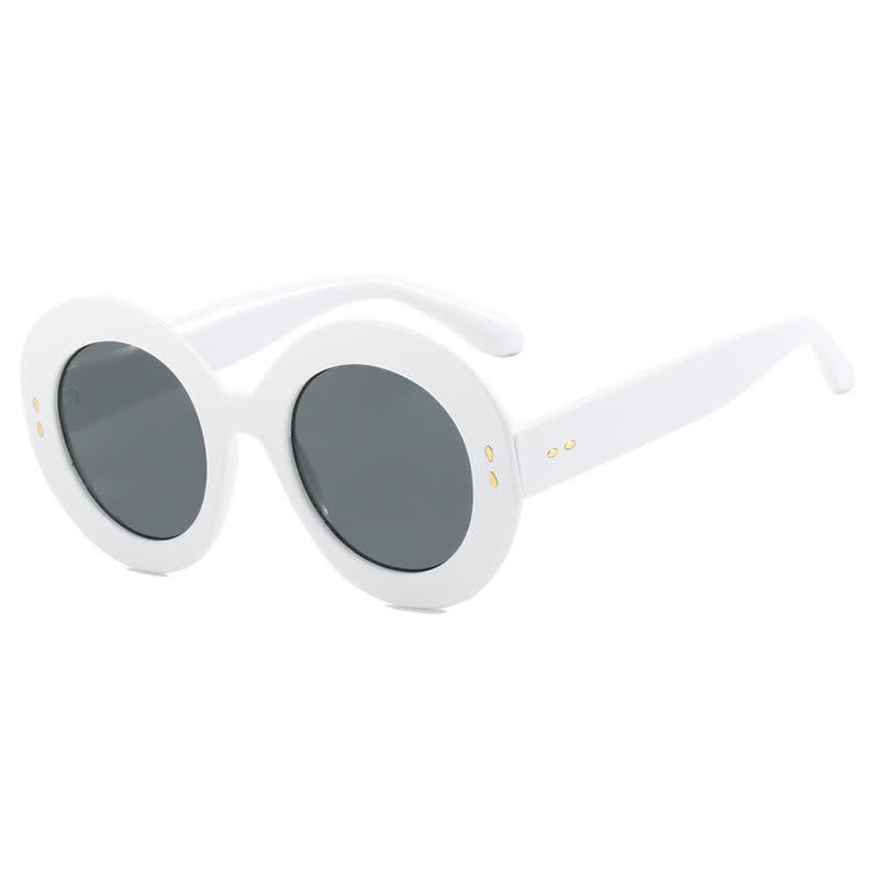 Spykay™ SG60923 Simple Oversized Round Frame Trendy Sunglasses