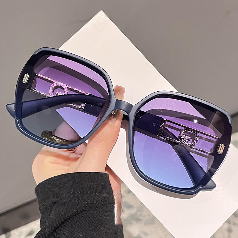 Spykay™ SG60861 Fashion Square Hollow-out Oversized Sunglasses