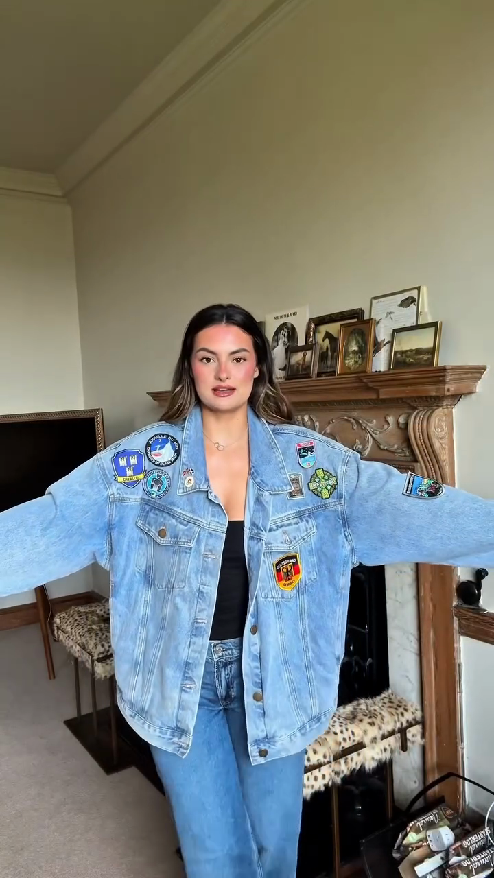 Vintage Patchwork Denim Jacket