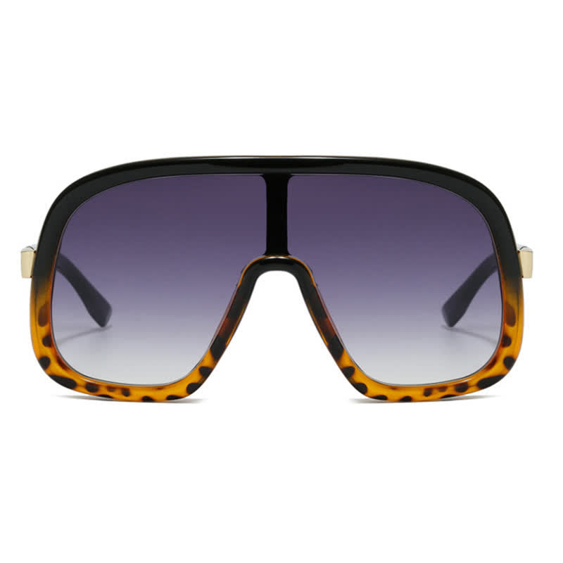 Spykay™ SG60952 Flat Top Double Bridges Oversized Trendy Aviator Sunglasses