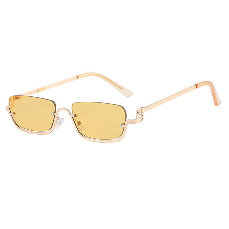 Spykay™ SG60874 Trendy Semi-Rimless Rectangle Frame Sunglasses