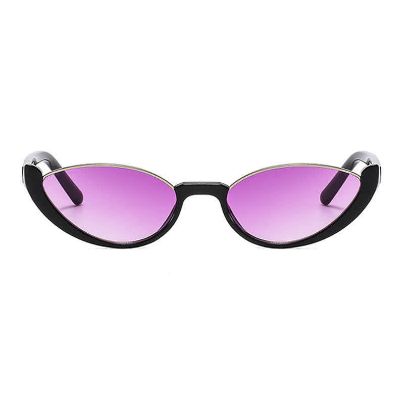 Spykay™ SG60716 Unisex Hipster Semi-Rimless Cat-Eye Sunglasses