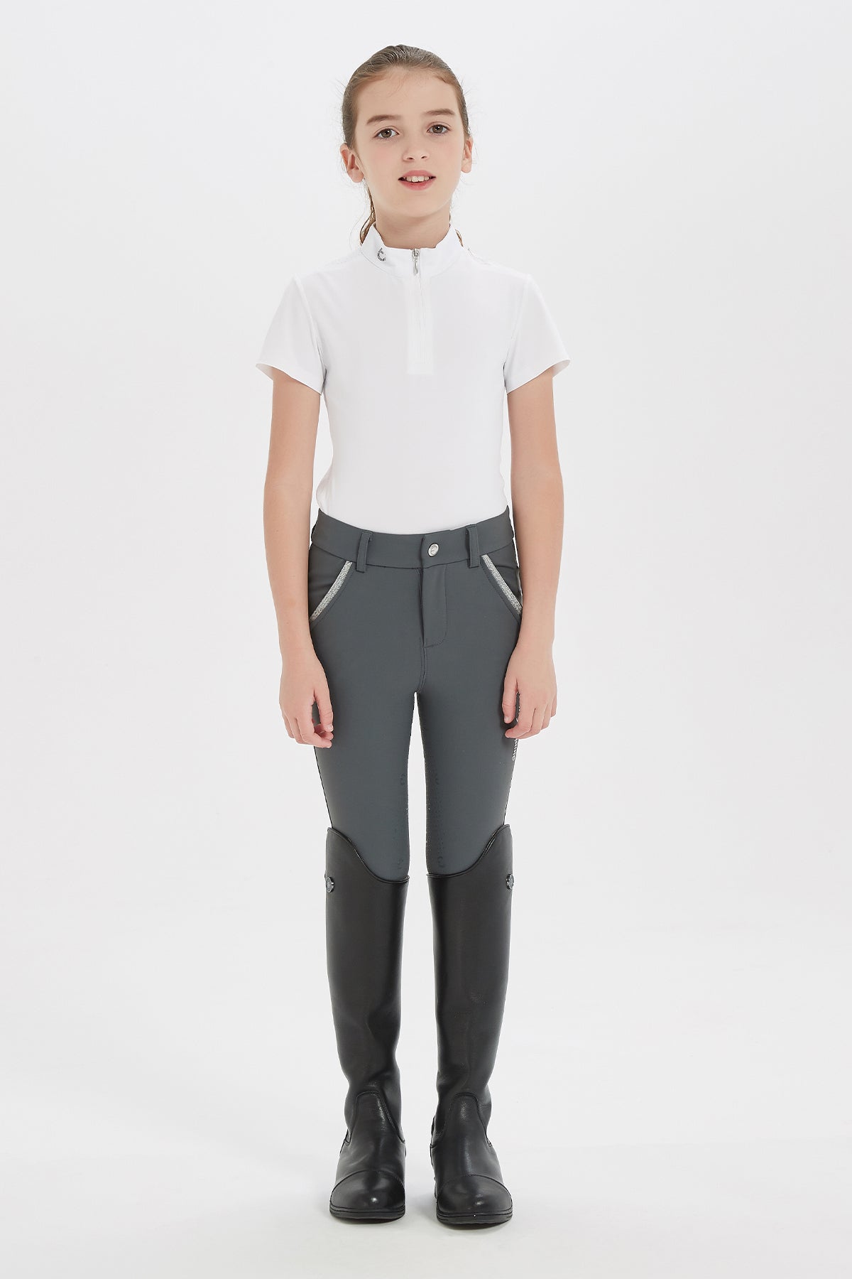 Kids' Unisex Mesh Laminated Breeches