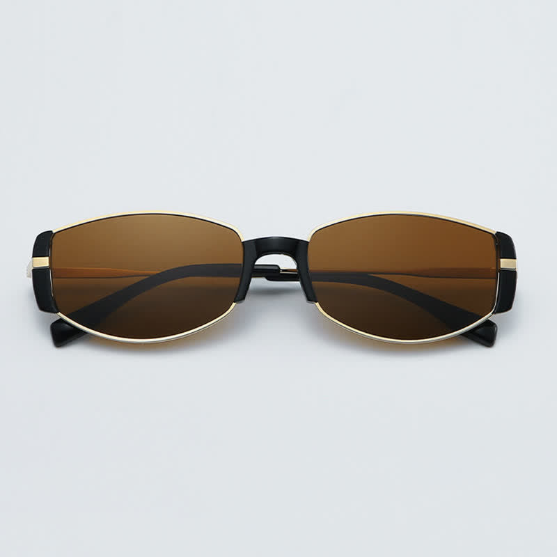 Spykay™ SG60801 Retro Oval Frame Polarized Sunglasses