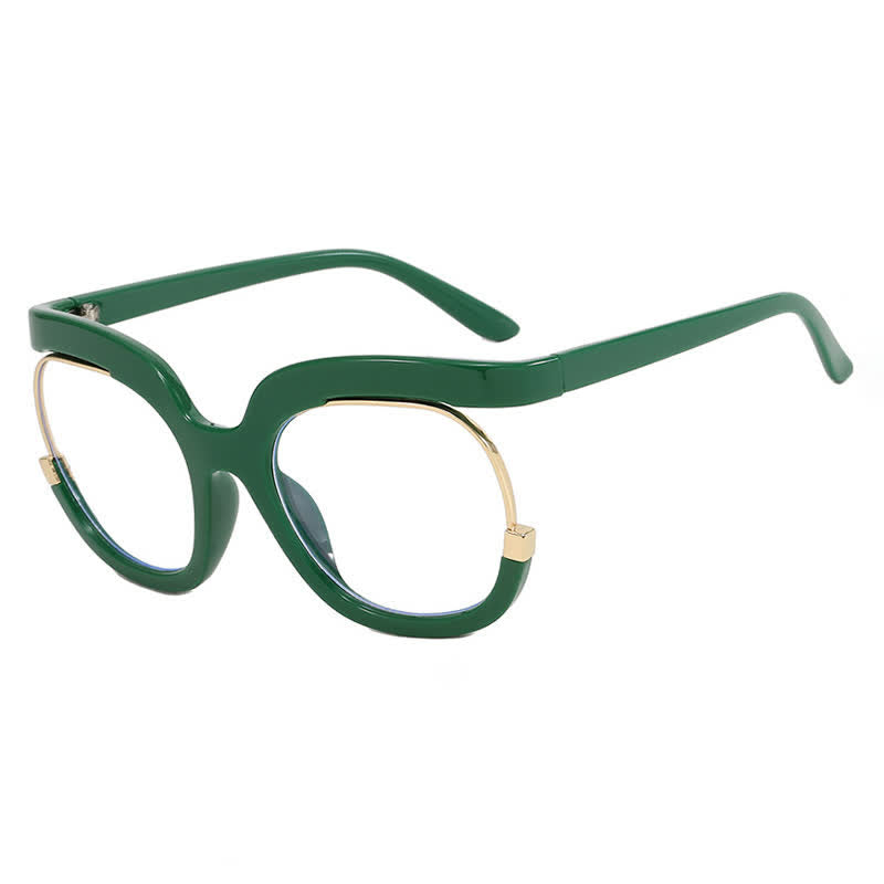 Spykay™ EG26670 Anti-blue Light Round Frames Owl Oversized Eyeglasses