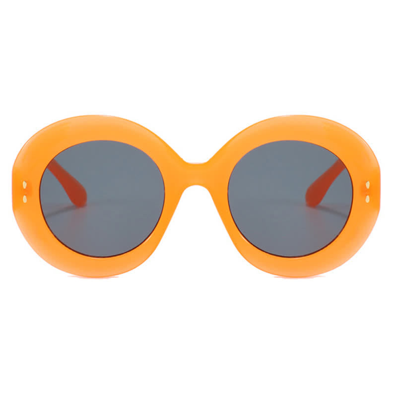 Spykay™ SG60923 Simple Oversized Round Frame Trendy Sunglasses