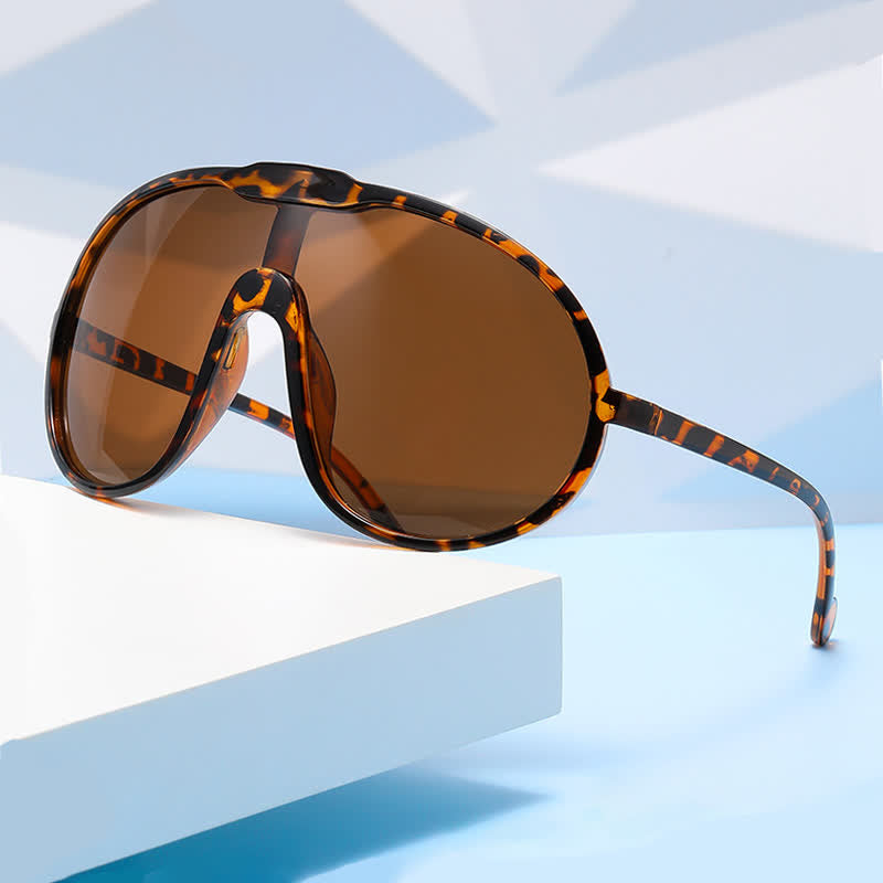 Spykay™ SG60729 One Piece Oversized Aviator Sunglasses