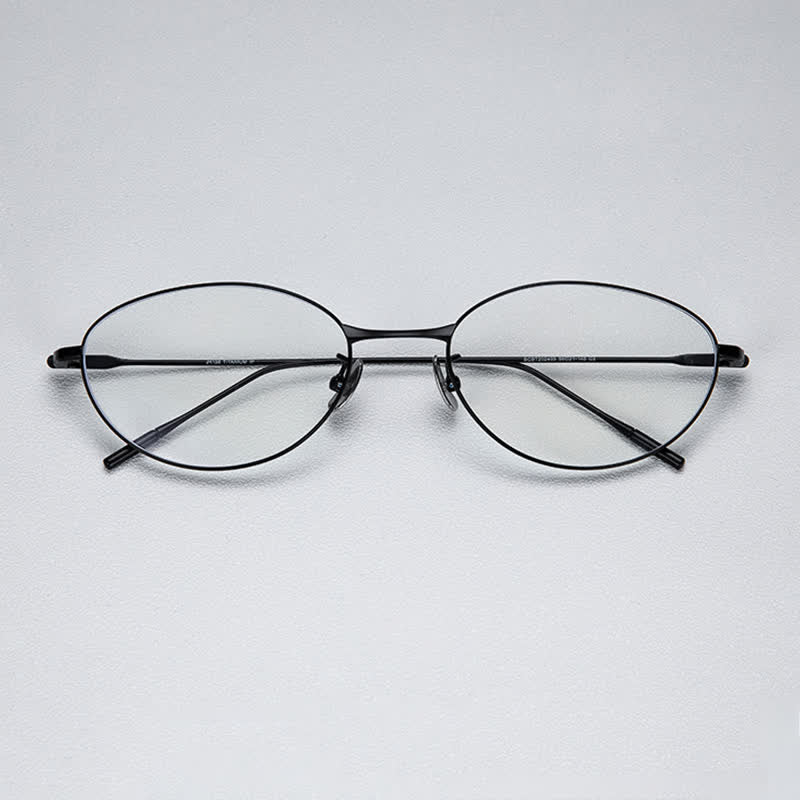 Spykay™ EG26694 Lightweight Titanium Oval Frame Anti-blue Light Glasses