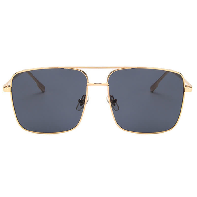 Spykay™ SG60886 Retro Classic Square Frame Double Bridges Sunglasses