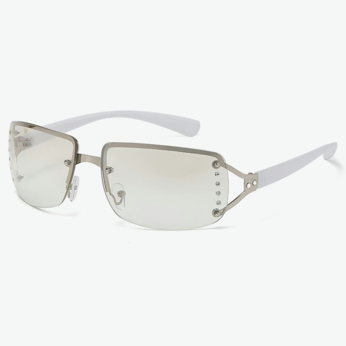 Spykay™ SG1009 Y2K Rectangle Frame Crystal Fashion Sunglasses
