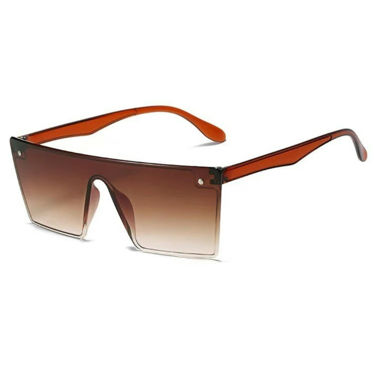 Spykay™ SG1017 Geek-Chic One-piece Square Frame Fashion Sunglasses