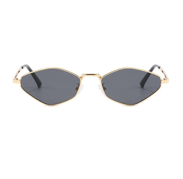 Spykay™ SG60713 Small Rhombus Frame Metal Temples Sunglasses