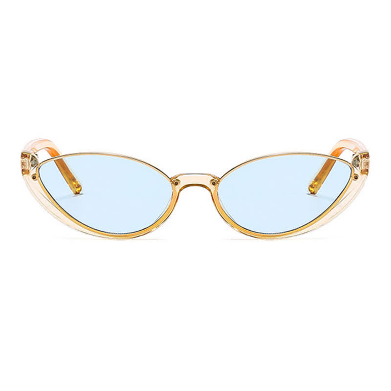 Spykay™ SG60716 Unisex Hipster Semi-Rimless Cat-Eye Sunglasses