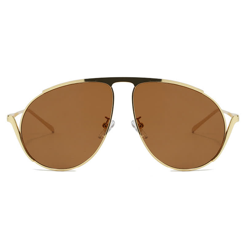 Spykay™ SG60914 Hipster Metal Temples Aviator Sunglasses