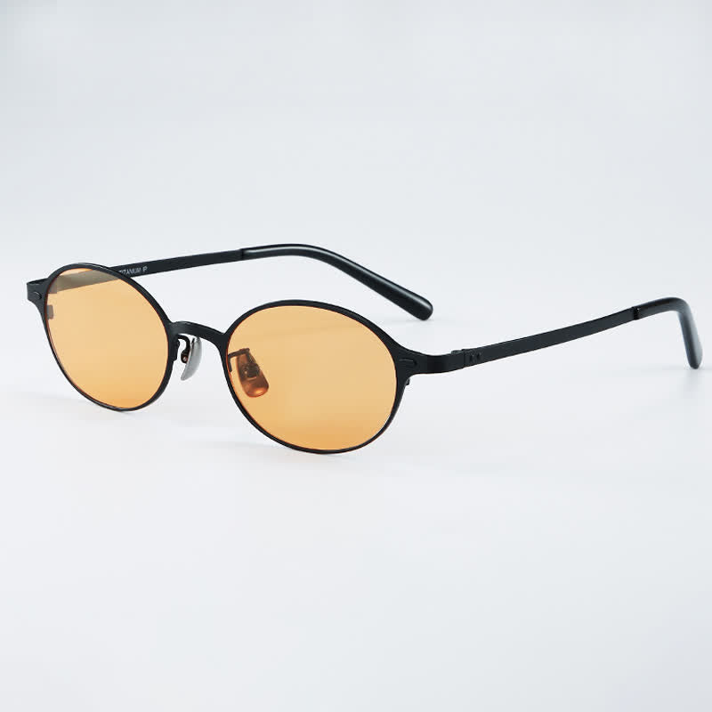Spykay™ SG60795 Oval Frame Vintage Hipster Sunglasses with Nylon Lenses