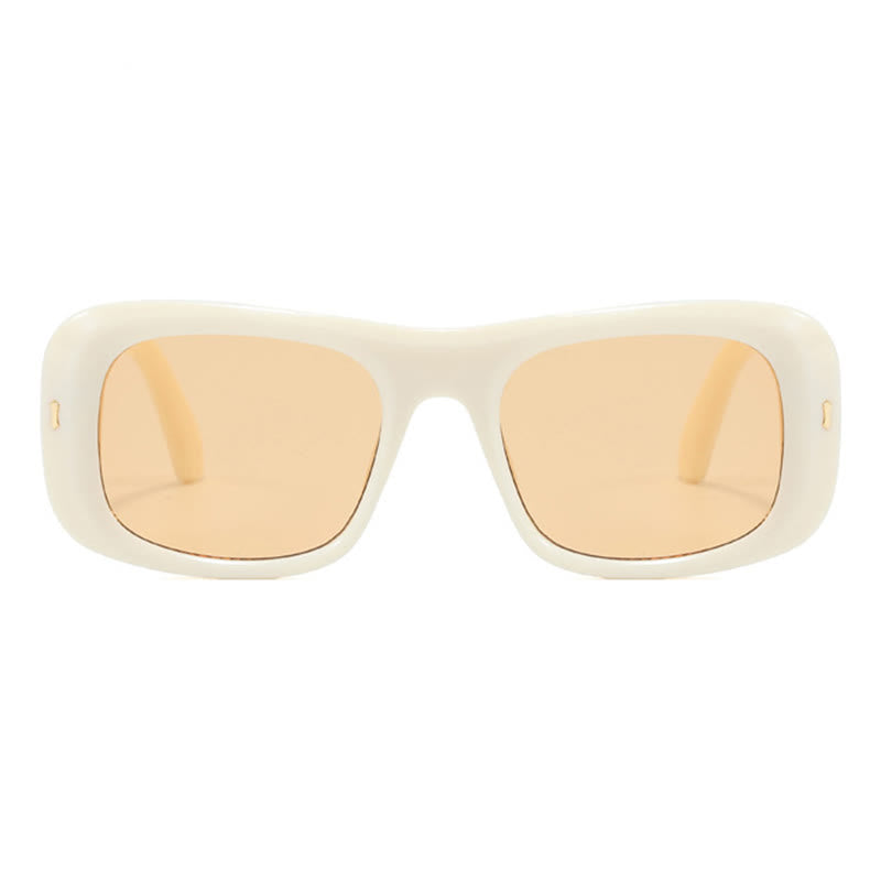 Spykay™ SG60905 Arrow Decor Square Frame Thick Sunglasses