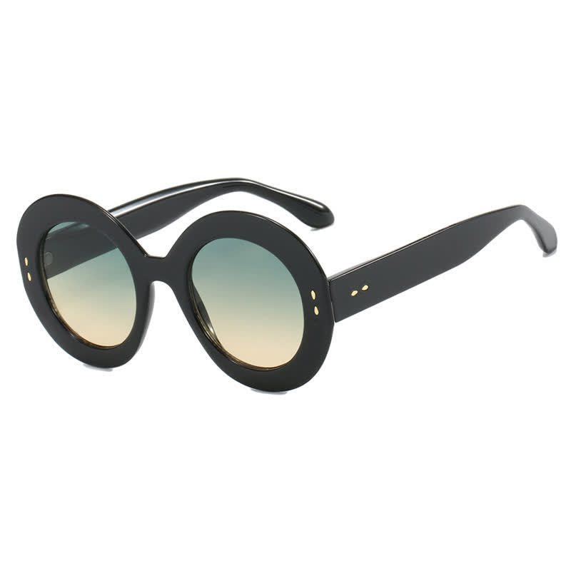 Spykay™ SG60923 Simple Oversized Round Frame Trendy Sunglasses