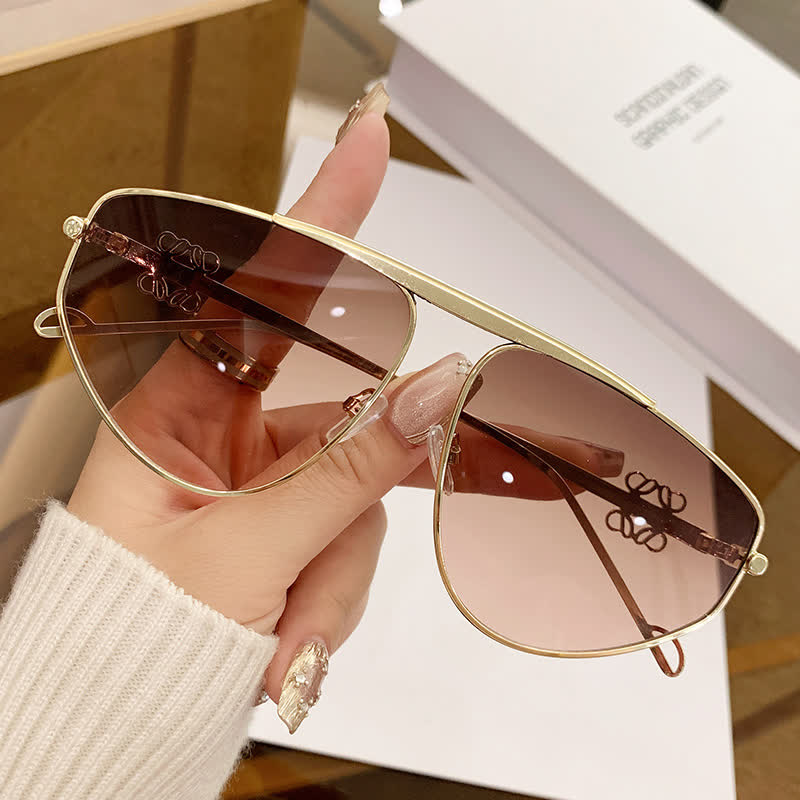 Spykay™ SG60906 Hollow-out Irregular Aviator Sunglasses