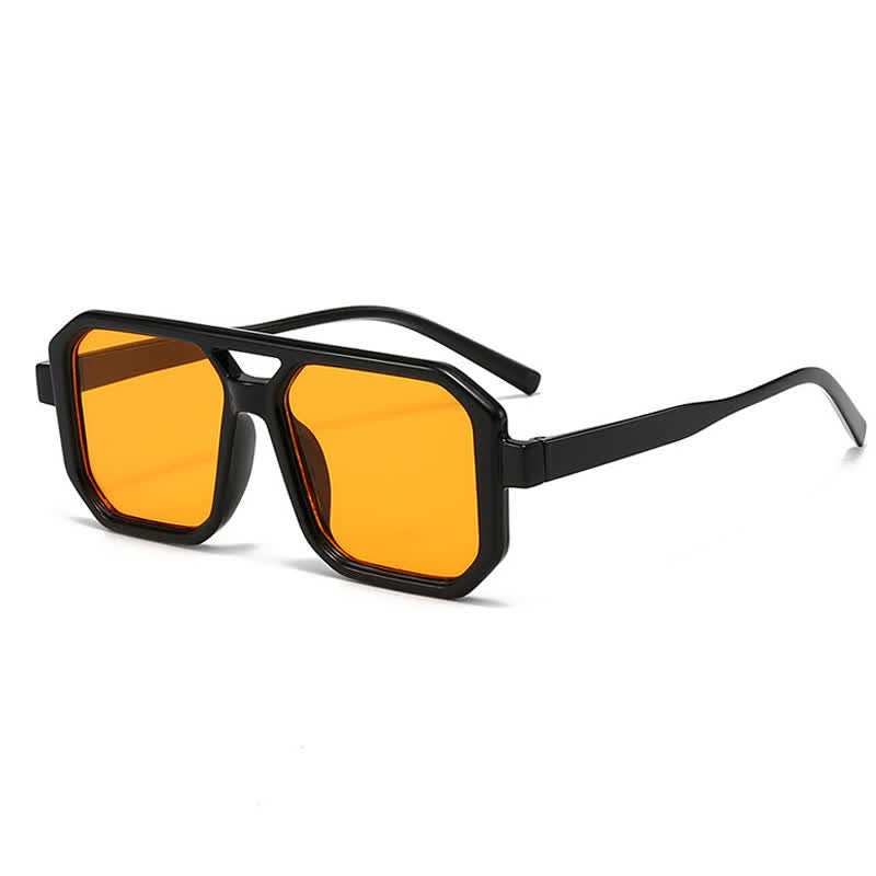 Spykay™ SG60742 Double Bridges Geometric Frame Driving Sunglasses