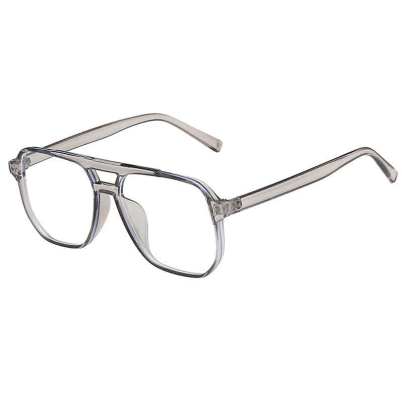 Spykay™ EG26676 Double Bridges Square Frames Anti-blue Light Eyeglasses
