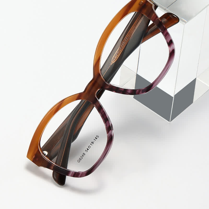 Spykay™ EG26817 Trendy Stripe Simple Anti-blue Light Glasses