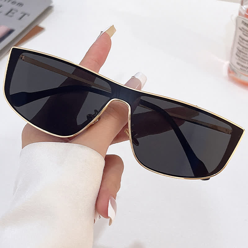Spykay™ SG60763 Square One-piece Frame Classic Sunglasses