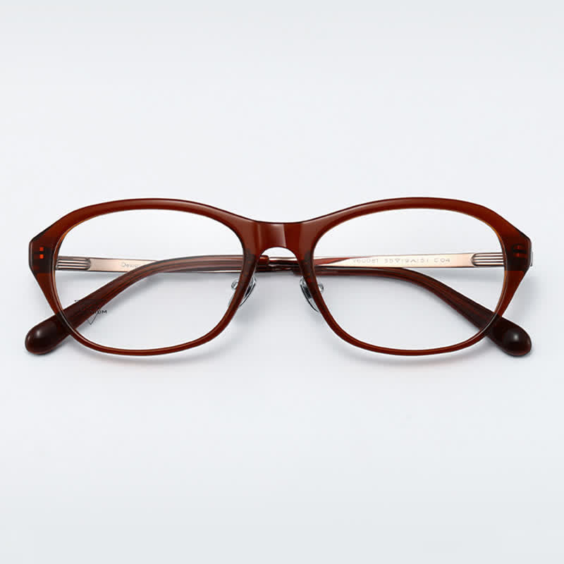 Spykay™ EG26803 Lightweight Butterfly Titanium Frame Anti-blue Light Glasses