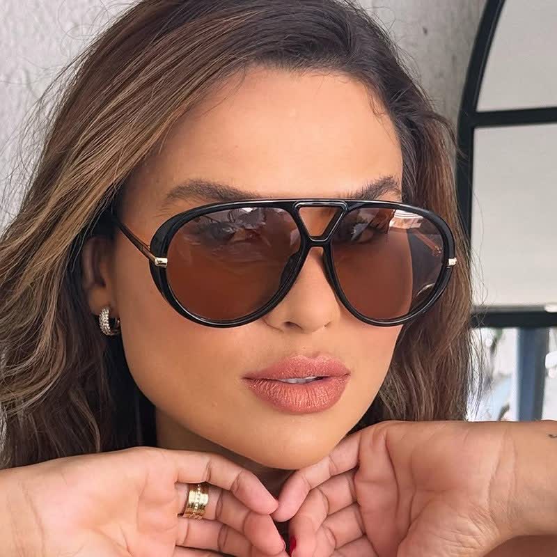Spykay™ SG60674 Fashion Double Bridges Aviator Sunglasses