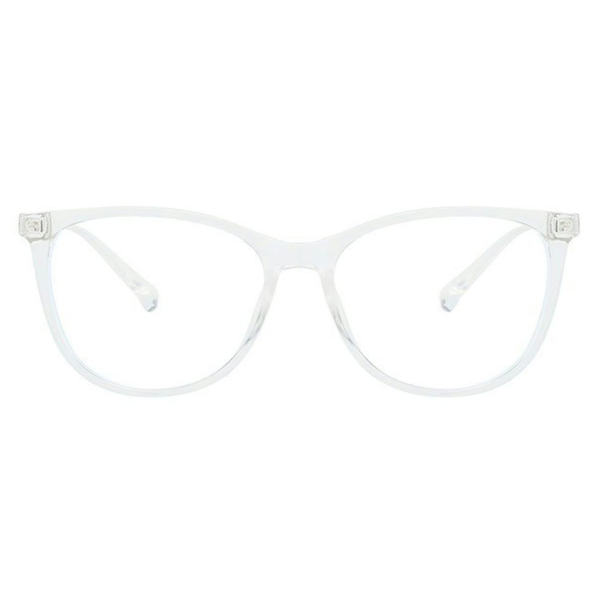 Spykay™ EG1012 Women's Round PC Frame Personality Fashion Clear Lens Glasses With Gradient Tint Clear Glasses Accessories